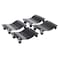 Fleming Supply Wheel Dolly- Set of 4, Steel Tire Skates with 3-Inch Ball Bearing Casters 724037ILV - alternate 1